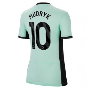 Lacne Ženy Futbalové dres Chelsea Mykhailo Mudryk #10 2023-24 Krátky Rukáv - Tretina